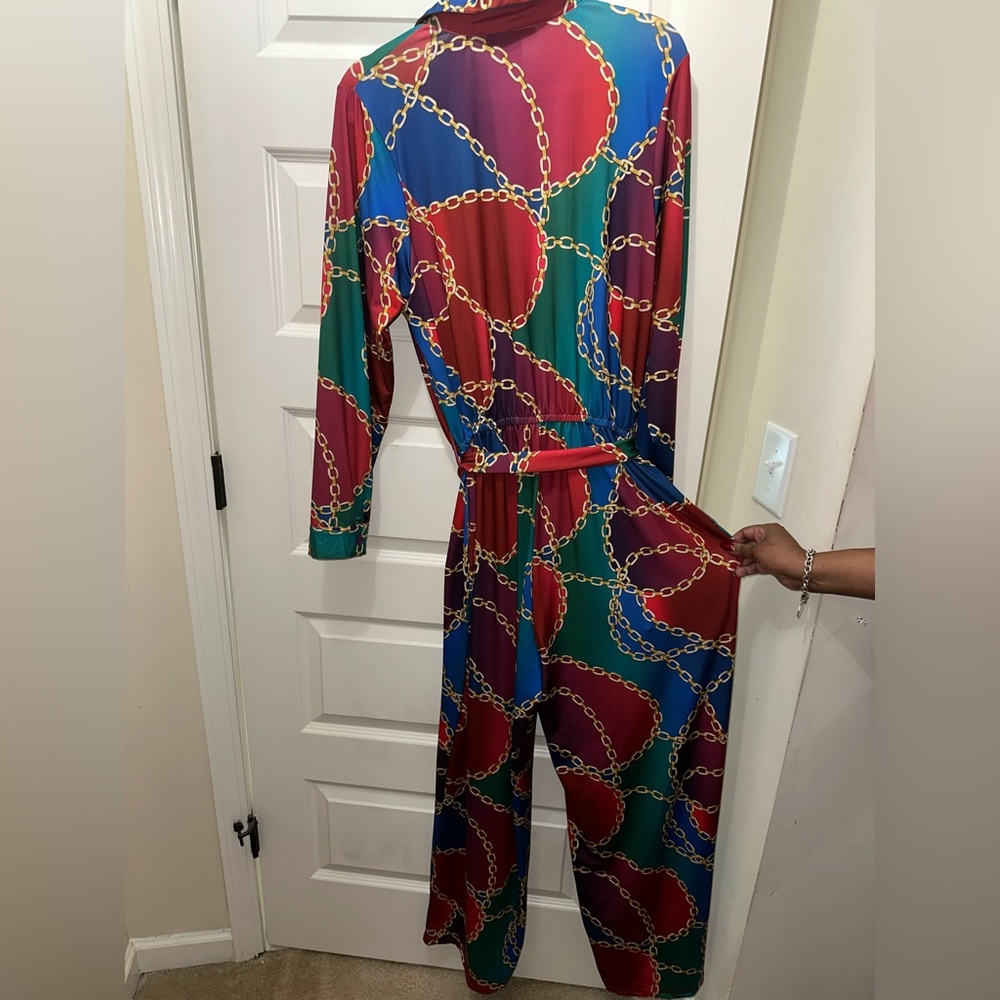 Women’s chain link jumpsuit